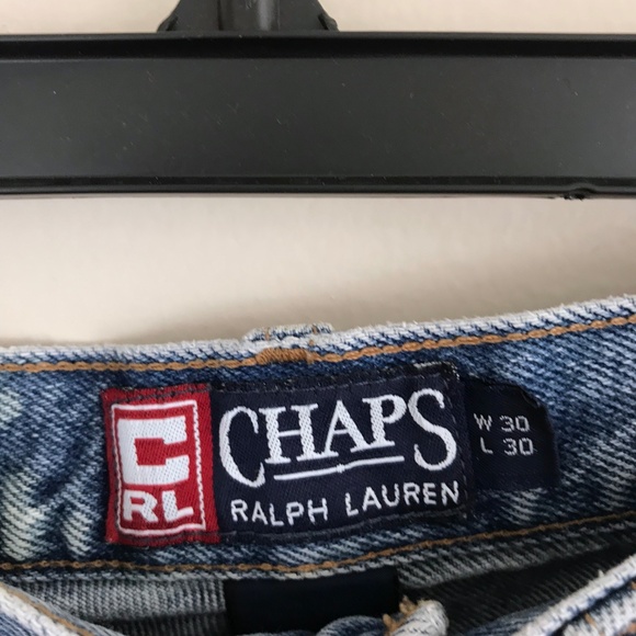 Vintage Chaps by Ralph Lauren Bleached Out Shorts - Picture 4 of 7